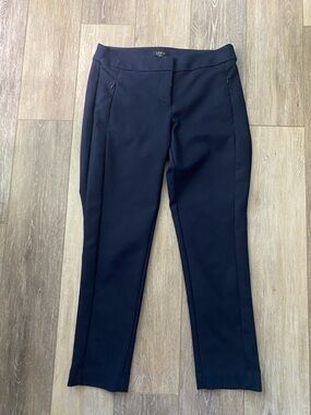 LOFT Navy Slim Tapered Ankle Pants